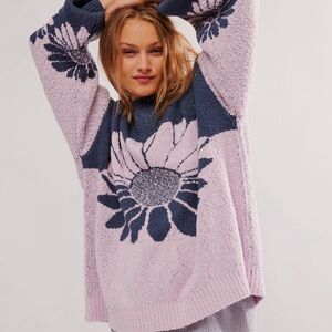 Free People In Bloom Sweater Oversized NWT fits XL XXL
